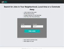Tablet Screenshot of gotjobs.com